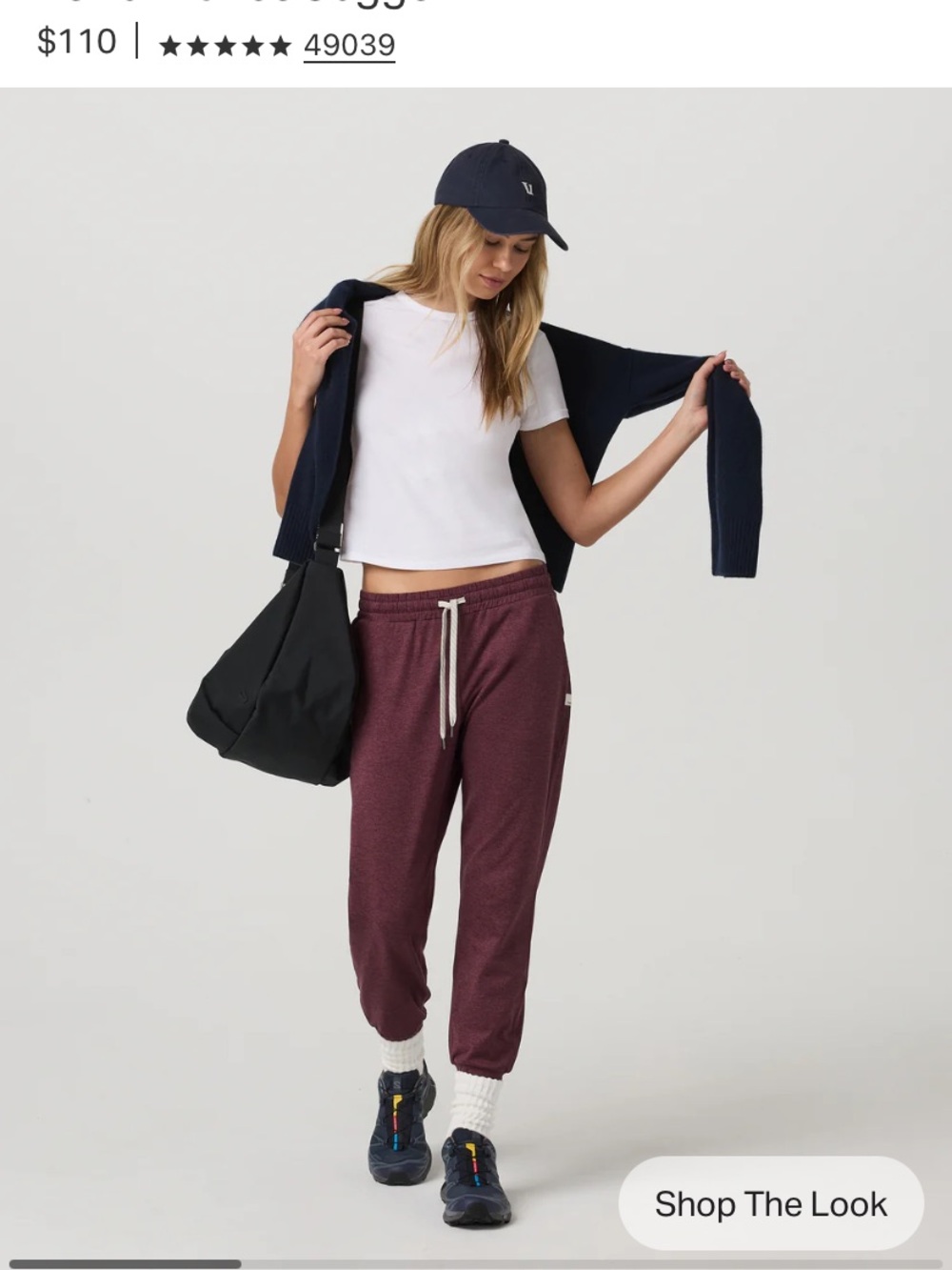 Vuori performance jogger sold out color